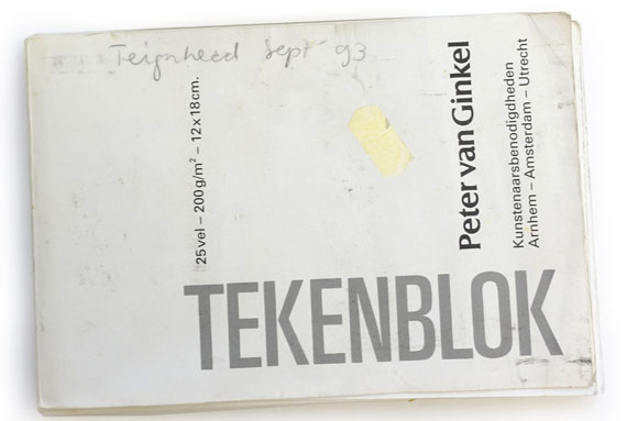 Schetsboekje, 12 x 18 cm