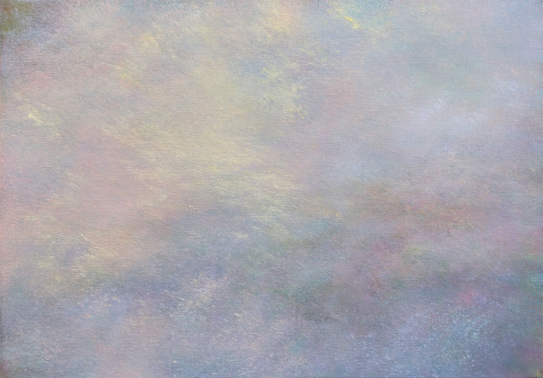 Wandeling bij West Dart Head, olieverf op linnen, 70 x 50 cm, 2018