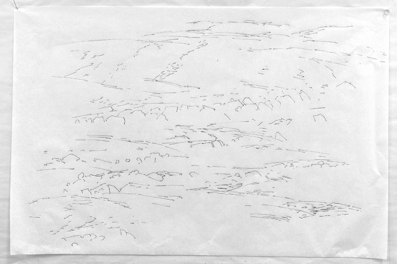 Compositie Deadmans Bottom, tekening