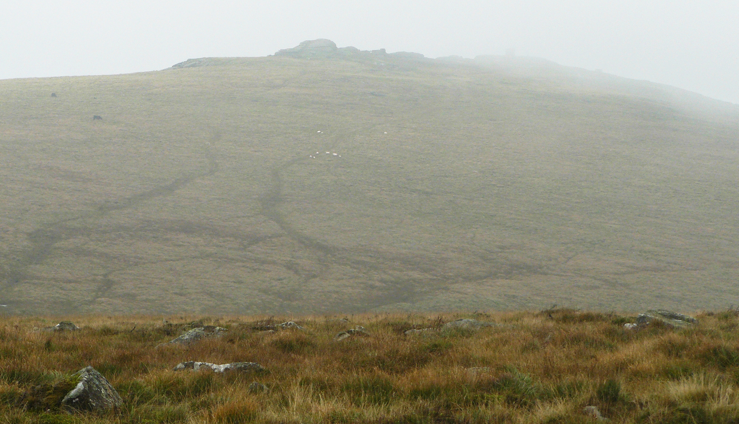 Round tor in de mist