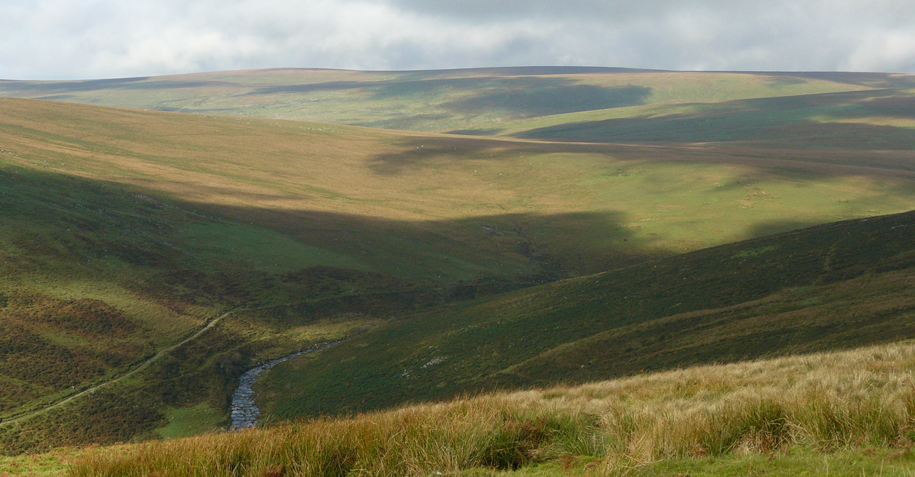 Uitzicht vanaf de Two Moors Way