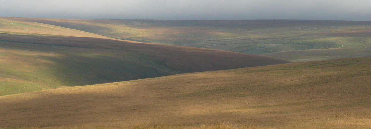 Uitzicht vanaf de Two Moors Way