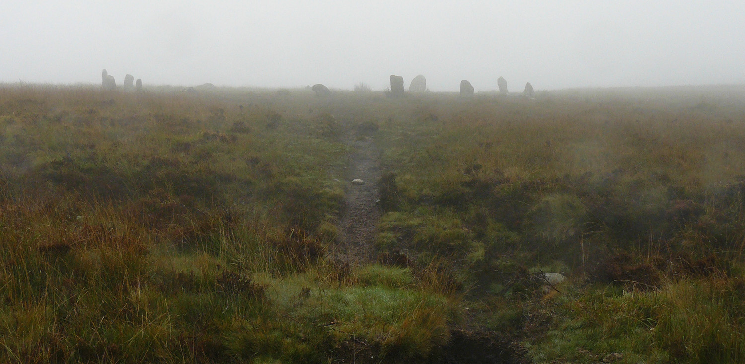 Whitmoor circle in de mist
